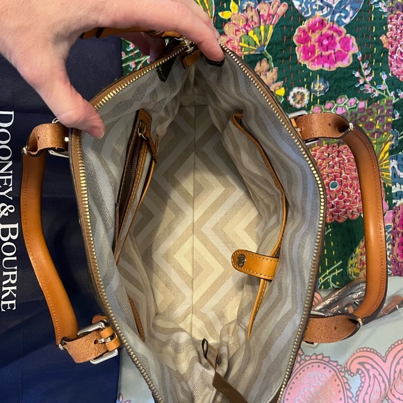 Dooney & Bourke Python Domed Satchel - Picture 3 of 7